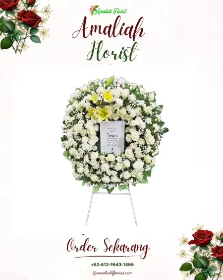 Krans Bunga Duka Kotamobagu